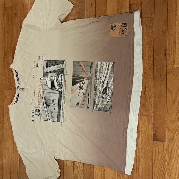 Mens Disney Star Wars Beige 45th Anniversary tshirt sz XXL - Picture 3 of 7